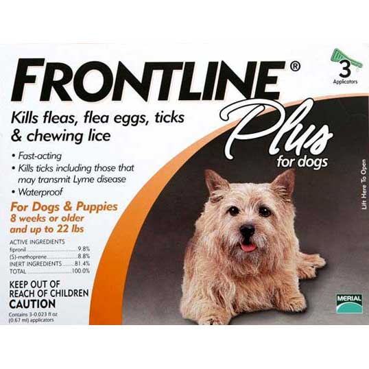 Flea Control Plus for Dogs And Puppies 11-22 lbs 3 Pack