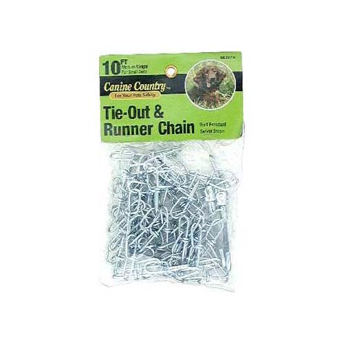 Medium Weight Dog Tie Out and Runner Chain