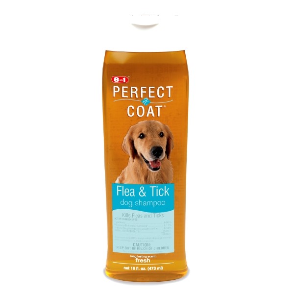 Dog Flea and Tick Shampoo 16 oz