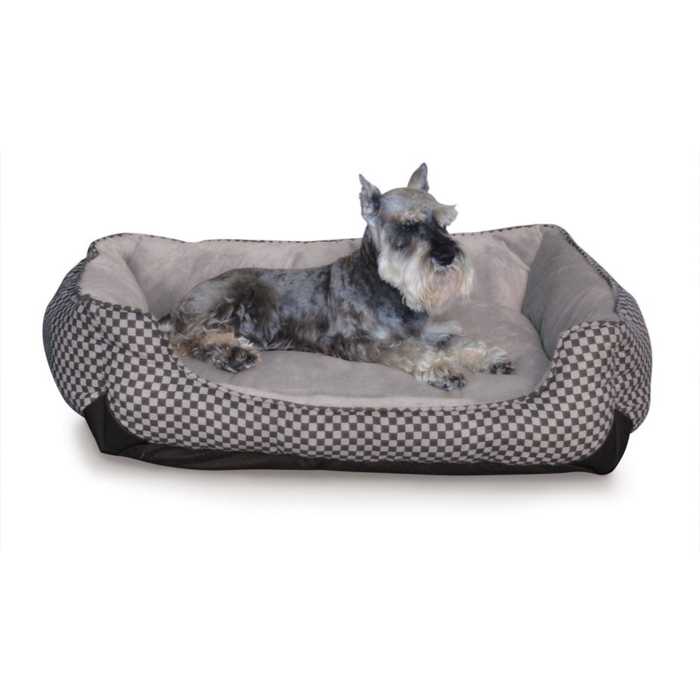 Self Warming Lounge Sleeper Square Pet Bed