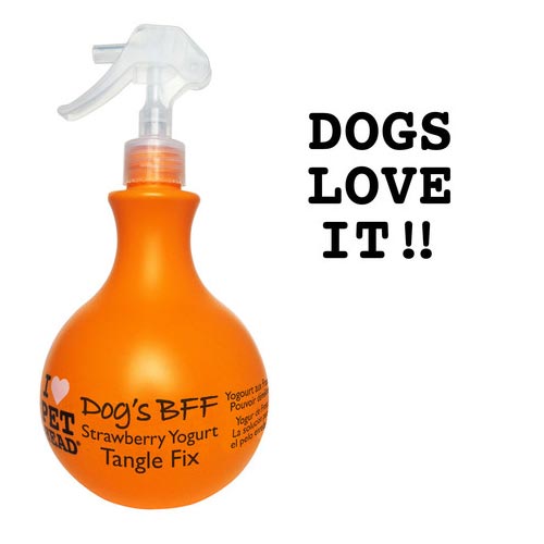 Dog's B.F.F. Tangle Fix Spray Strawberry Yogurt 15oz