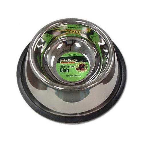 No-Tip Non-Skid Stainless Steel Bowl 24oz.